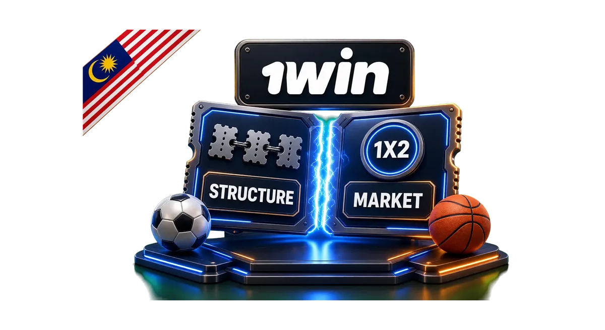 1win bet types hero: ticket splitting into structure and market halves